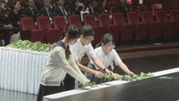 岡山空襲から81年　岡山市戦没者追悼平和祈念式典　平和の尊さを次世代へ