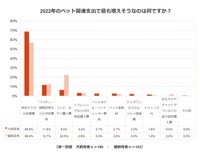 2022年のペット関連支出で増えそうなものはなんですか（提供画像）