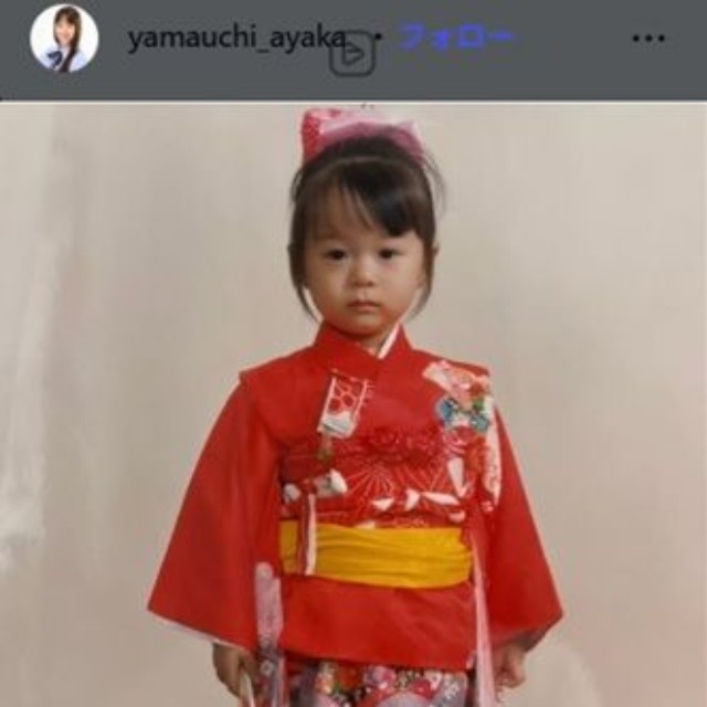 山内彩加のインスタグラム＠yamauchi_ayaka_より