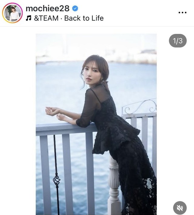 望月理恵アナウンサーのインスタグラム＠mochiee28より