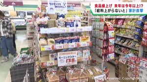 １１月は食品２８２品目が値上げ　２０２５年は更に値上げが進む
