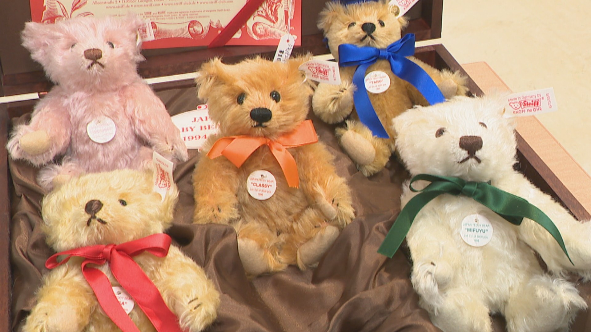 岡山市でテディベア展 ターゲットは「大人の女性」 137万5000円