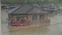 西日本豪雨の記憶を伝える写真　真備ふるさと歴史館