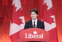 ジャスティン・トルドーカナダ元首相ⓒＣＰ／ＡＢＡＣＡ／共同通信イメージズ