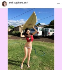 杉原杏璃インスタグラム(@anri.sugihara.anri)より
