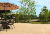 「真庭の食を楽しむ」がテーマの真庭あぐりガーデン。緑豊かで開放感あるリラックス空間が魅力（【公式】真庭あぐりガーデン＠広報女将が毎日発信さんTwitterより）