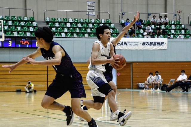 【男子決勝】日川―日本航空（全国高校総体バスケ山梨県大会2022）