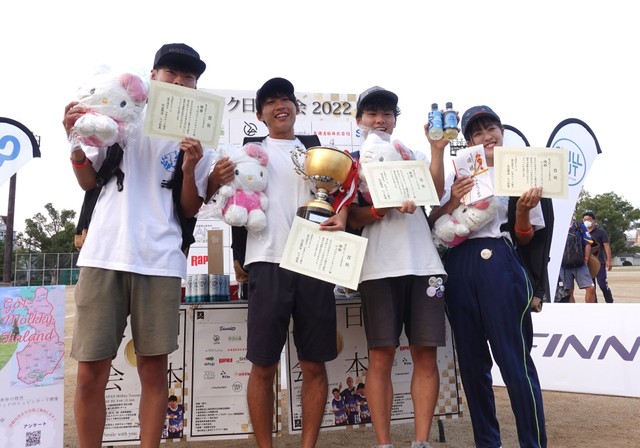 優勝した「ＷＡＭｏ　ヤングレオパルド」