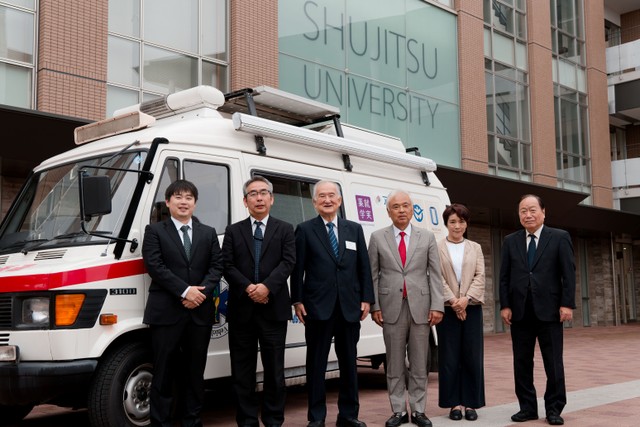 就実大学とアイ薬局が災害時に使用する車両の活用で協定締結　岡山