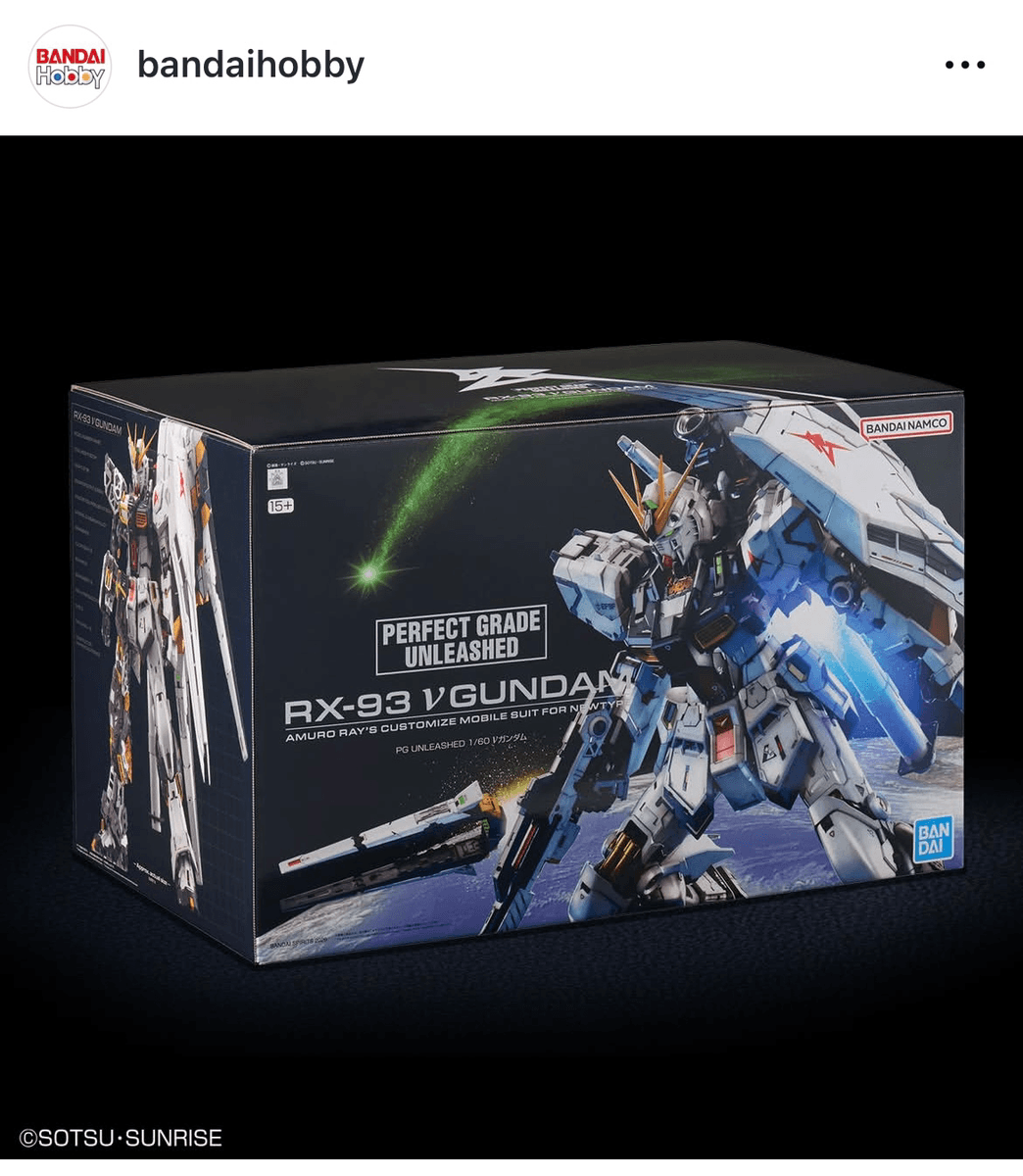 Bandai Hobby (@bandaihobby)の公式インスタグラムより
