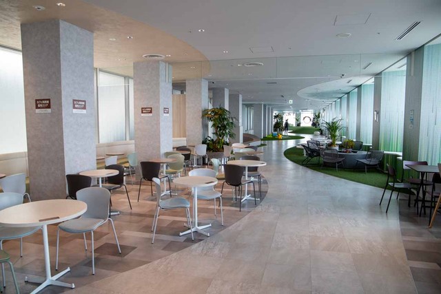 てんぼうパークCAFEもありテーマによってスペシャルメニューを提供