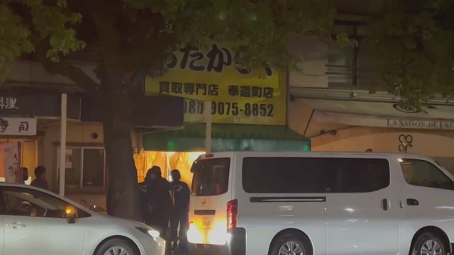 事件があった現場　岡山・北区奉還町　5月16日