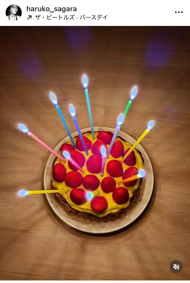 相楽晴子インスタグラム＠haruko_sagaraより