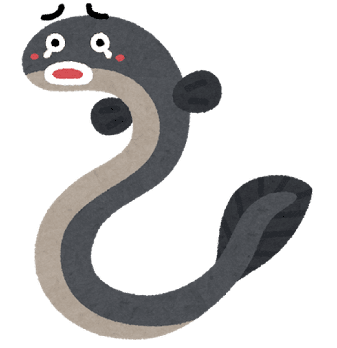 蒲焼は嫌だよ～！画像提供：いらすとや