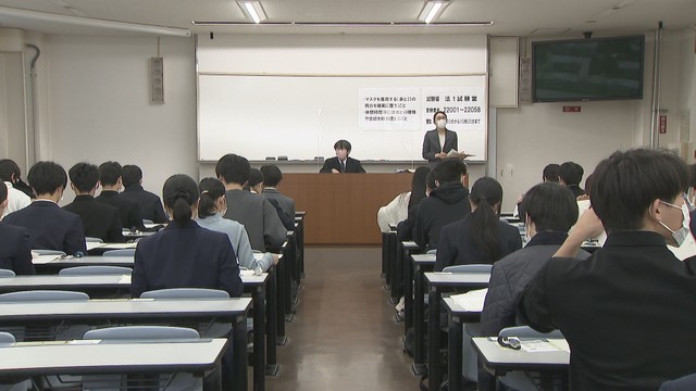 香川大学で2次試験　前期日程始まる