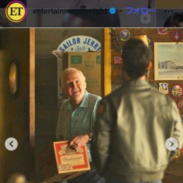 ジェームズ・ハンディさん＝米「エンターテインメント・トゥナイト」のインスタグラム＠entertainmenttonightより