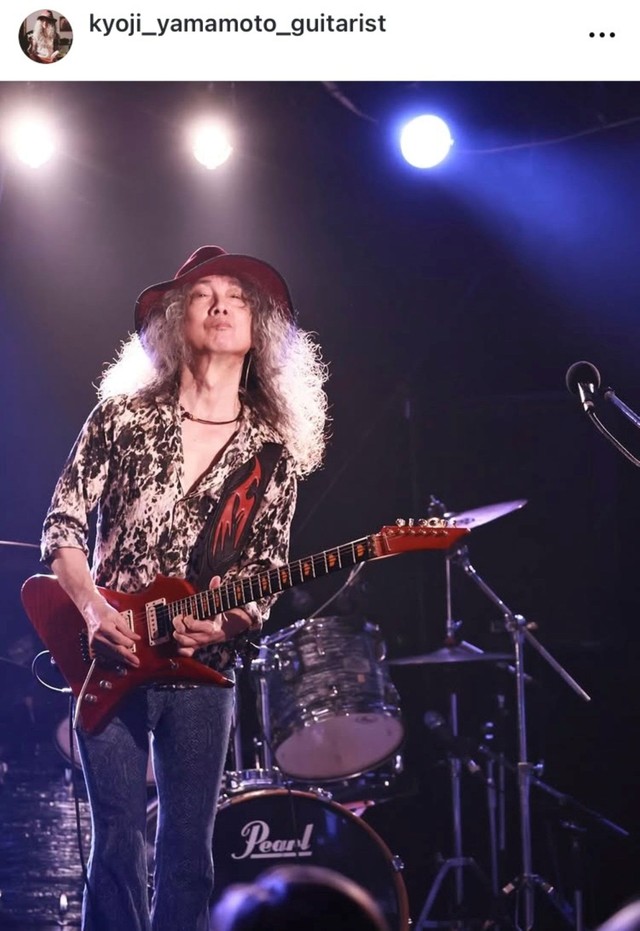 山本恭司インスタグラム(@kyoji_yamamoto_guitarist)より