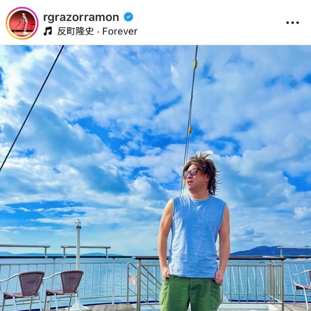 レイザーラモンRGインスタグラム(@rgrazorramon)より