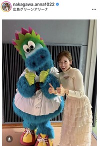 中川安奈アナウンサーのインスタグラム＠nakagawa.anna1022より