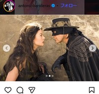 アントニオ・バンデラスのインスタグラム＠antoniobanderasより