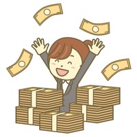 もし一生かけても使い切れないほどの大金が手に入ったら…　※画像はイメージです（illustAC）