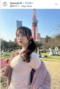 石川花音のインスタグラム@kyanontyより