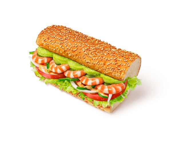 一番人気という「えびアボカド」（⽇本サブウェイ合同会社提供）