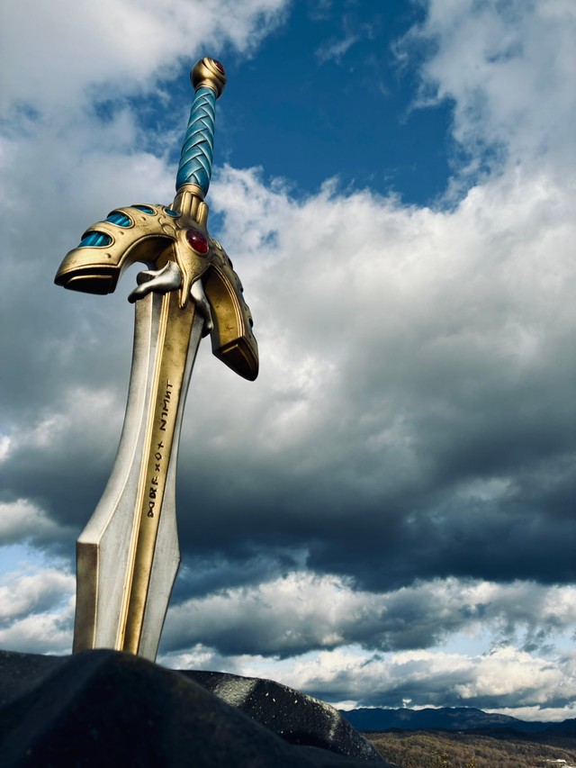 ゲームのパッケージと言われても過言ではない迫力のある息子さんの写真（提供：sho(歯科医師)🌈さん）