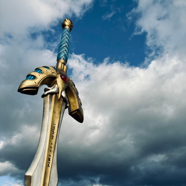 ゲームのパッケージと言われても過言ではない迫力のある息子さんの写真（提供：sho(歯科医師)🌈さん）