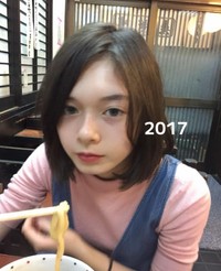 2017年 反抗期の表情が印象的な一枚／ハナさん（@hana_mrh23）提供