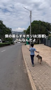 「僕の暮らすキガリ（首都）はこんなんだよ」／山田創士郎さん（@sosh_rwanda）提供
