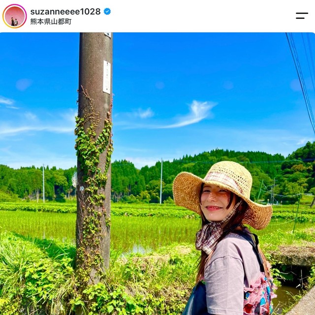 スザンヌさん（本人の公式インスタグラムから）