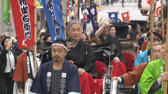 香川・琴平町で行われた「お練り」　9日