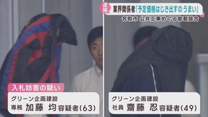 「予定価格はじき出すことがうまい」専務と社員が逮捕の土木会社　宮城・名取市官製談合事件