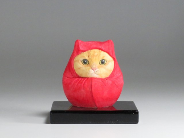 達磨になった茶トラ猫さん（画像提供：仏屋さかい）