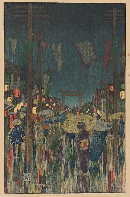 情緒あふれる浮世絵、世界最高峰の新版画コレクション 「トワイライト