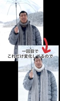 1回目の変化。期待できそう…？／ひゅうがさん（@hyuga_319）提供