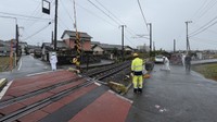 事故の現場　香川・多度津町