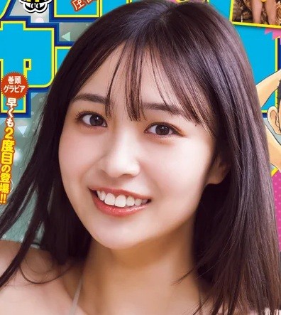 週刊少年チャンピオン17号の表紙＆巻頭グラビアを飾った溝端葵さんⒸ秋田書店ⒸsejuⒸ藤本和典