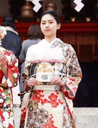 絵馬に「極」と記した平美乃理