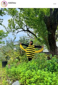 鬼頭里枝インスタグラム(@riekitou)より