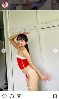 小森香乃のインスタグラム＠komori_kano86より