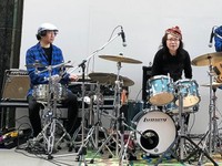 ２０１９年３月、大丸パサージュ広場にて、３度目の単独ライブ（ヨネトさん提供）