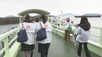 三豊市の粟島で行われた受け入れ体制の調査