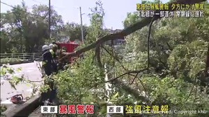 宮城県東部に暴風警報　夕方まで警戒を　交通機関に影響も