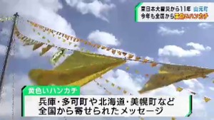 「手をつないで頑張ろう」被災地に掲げた黄色いハンカチにメッセージ　宮城・山元町　#知り続ける