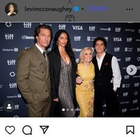 リーヴァイ・マコノヒーのインスタグラム＠levimacconaugheyより