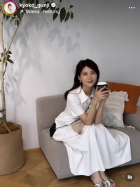 郡司恭子アナのインスタグラム（＠kyoko_gunji）より