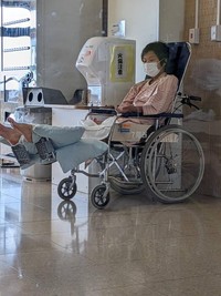 事故から2カ月未満の頃。急性期の病院にて