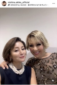 仁科亜季子インスタグラム＠nishina.akiko_officialより